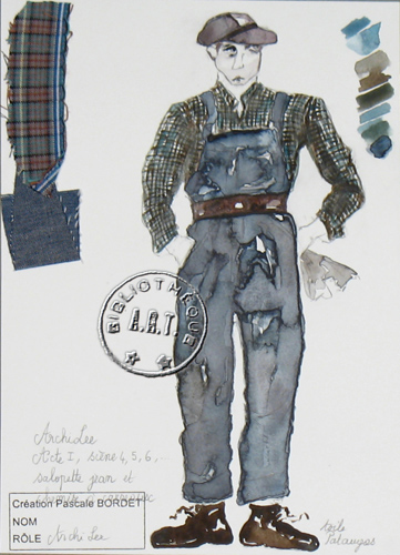 Les maquettes de décors et de costumes de théâtre