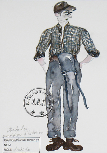 Les maquettes de décors et de costumes de théâtre