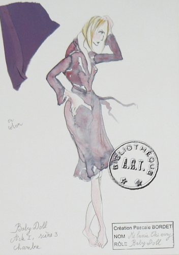 Les maquettes de décors et de costumes de théâtre