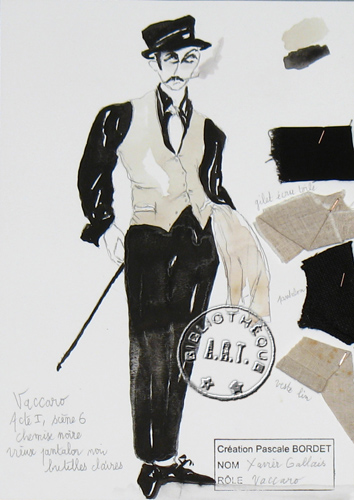 Les maquettes de décors et de costumes de théâtre