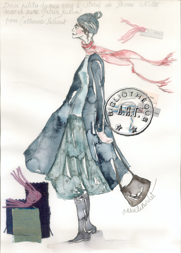 les décors et costumes de Deux petites dames vers le nord de Pierre NOTTE - 2008