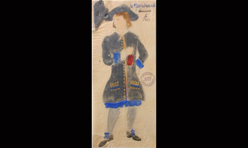 Les maquettes de décors et de costumes de théâtre