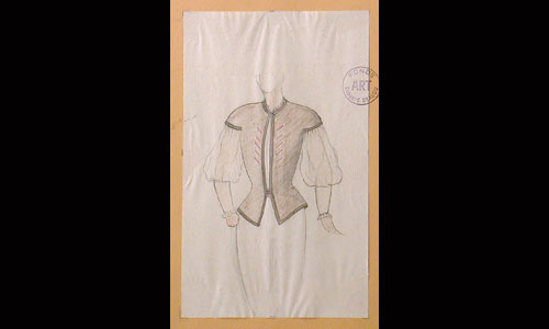 Les maquettes de décors et de costumes de théâtre
