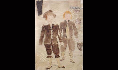 Les maquettes de décors et de costumes de théâtre
