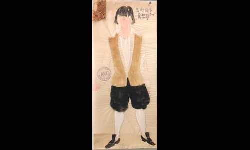 Les maquettes de décors et de costumes de théâtre