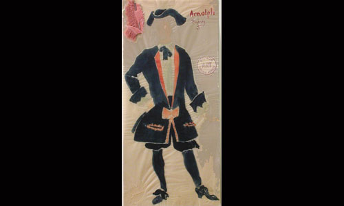 Les maquettes de décors et de costumes de théâtre