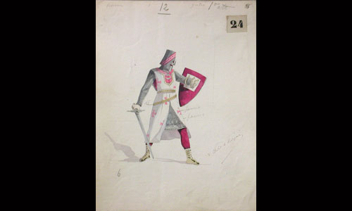 Les maquettes de décors et de costumes de théâtre