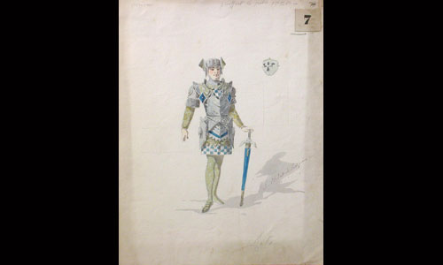 Les maquettes de décors et de costumes de théâtre