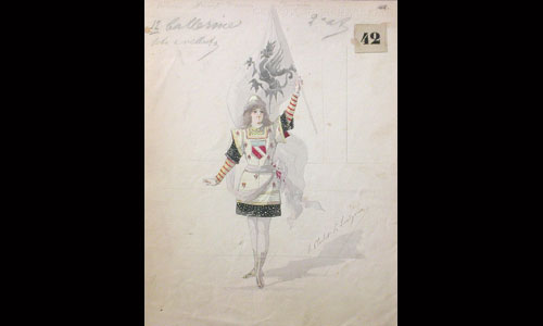 Les maquettes de décors et de costumes de théâtre