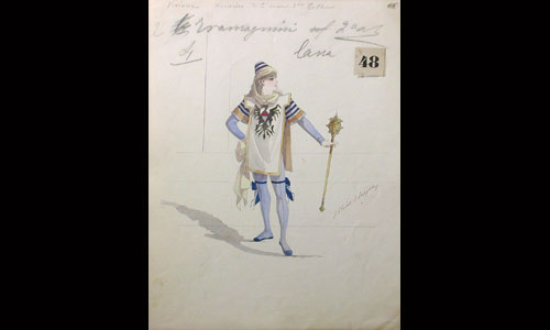 Les maquettes de décors et de costumes de théâtre