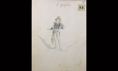 Les maquettes de décors et de costumes de théâtre