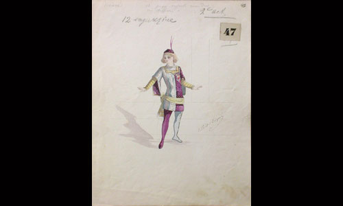 Les maquettes de décors et de costumes de théâtre