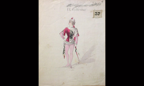 Les maquettes de décors et de costumes de théâtre