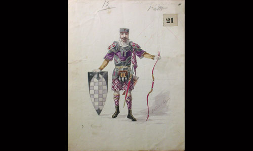 Les maquettes de décors et de costumes de théâtre