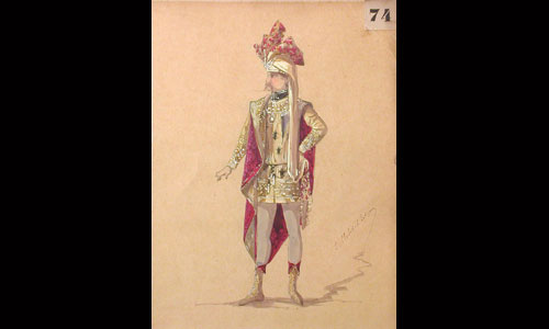 Les maquettes de décors et de costumes de théâtre