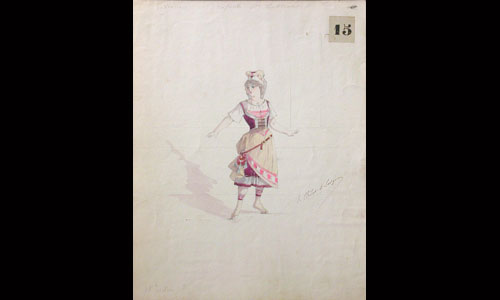 Les maquettes de décors et de costumes de théâtre