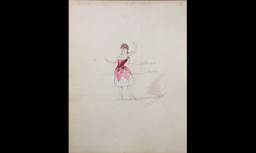 Les maquettes de décors et de costumes de théâtre