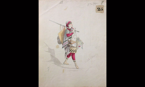 Les maquettes de décors et de costumes de théâtre