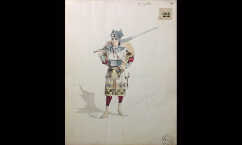 Les maquettes de décors et de costumes de théâtre