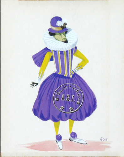les décors et costumes de Joyeuses commères de Windsor (les) de William SHAKESPEARE - 1952