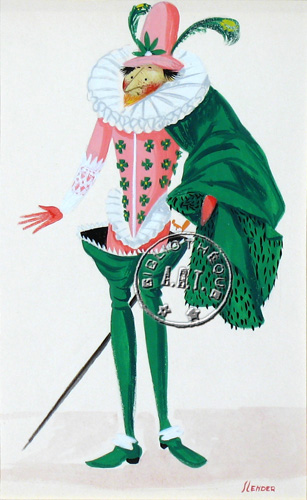 Les maquettes de décors et de costumes de théâtre