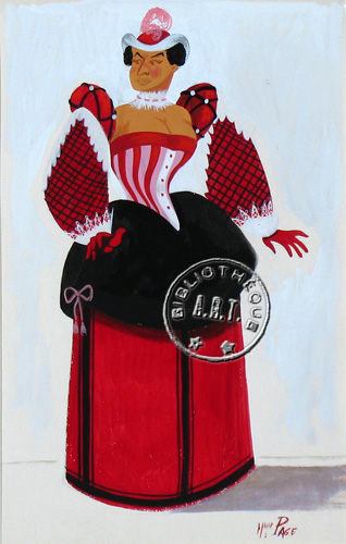 Les maquettes de décors et de costumes de théâtre