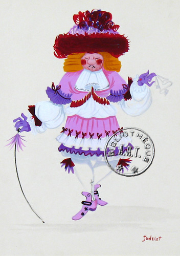 les décors et costumes de Précieuses ridicules (les) de  MOLIÈRE - non-identifiée