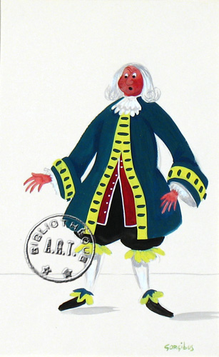 Les maquettes de décors et de costumes de théâtre