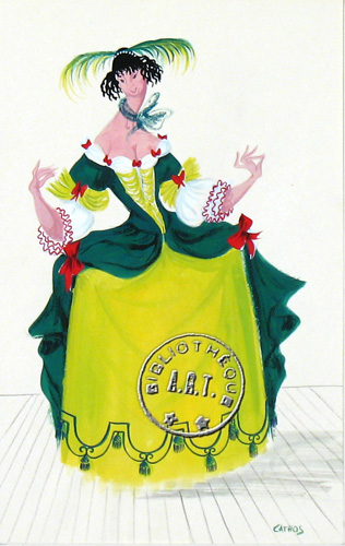 Les maquettes de décors et de costumes de théâtre
