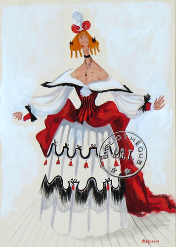 Les maquettes de décors et de costumes de théâtre