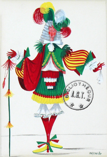 Les maquettes de décors et de costumes de théâtre