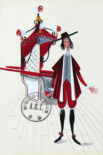 Les maquettes de décors et de costumes de théâtre