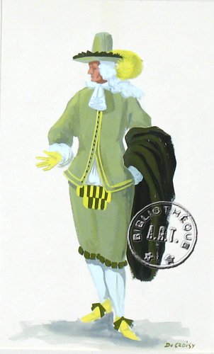 Les maquettes de décors et de costumes de théâtre