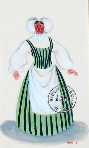 Les maquettes de décors et de costumes de théâtre