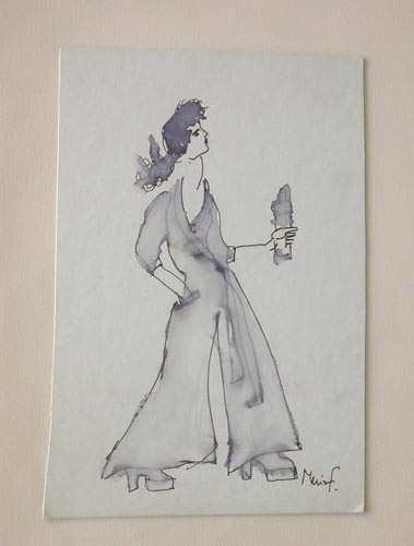 les décors et costumes de Péril bleu (le) de Victor LANOUX - 1974