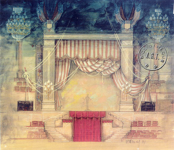 les décors et costumes de Barnum de Michael STEWART - 1981