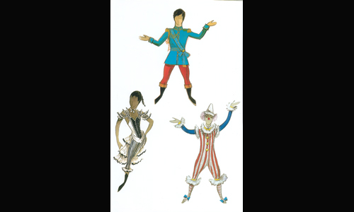 Les maquettes de décors et de costumes de théâtre