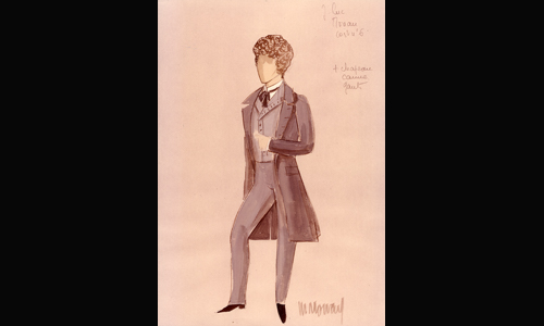 Les maquettes de décors et de costumes de théâtre