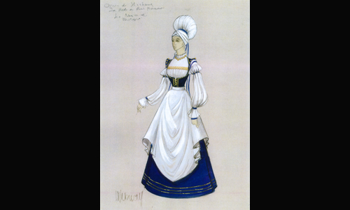 Les maquettes de décors et de costumes de théâtre
