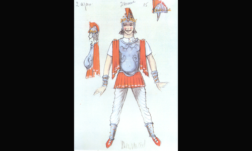 Les maquettes de décors et de costumes de théâtre