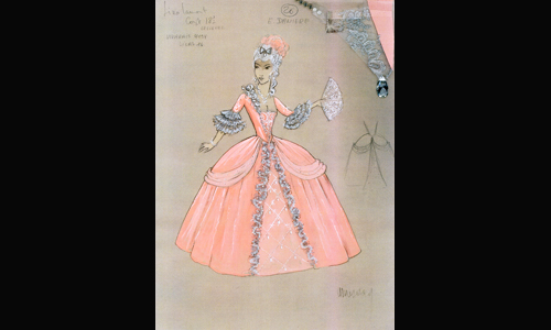 Les maquettes de décors et de costumes de théâtre
