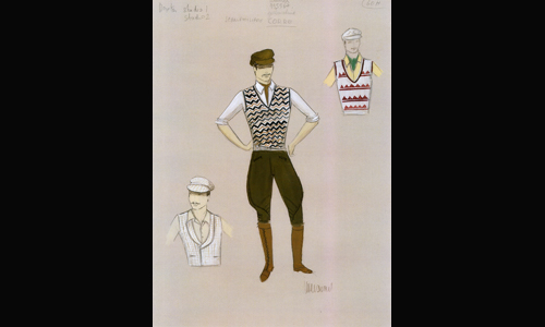 Les maquettes de décors et de costumes de théâtre