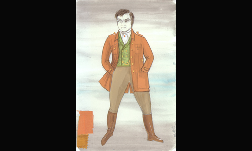Les maquettes de décors et de costumes de théâtre