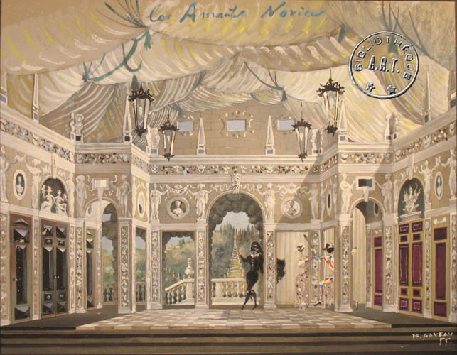 les décors et costumes de Amants novices (les) de Jean BERNARD-LUC - 1955