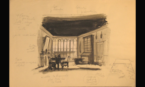 Les maquettes de décors et de costumes de théâtre