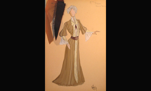 Les maquettes de décors et de costumes de théâtre