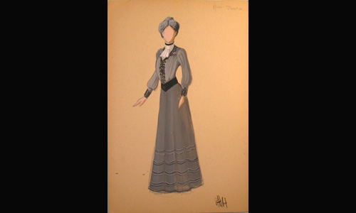 Les maquettes de décors et de costumes de théâtre
