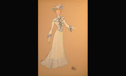 Les maquettes de décors et de costumes de théâtre