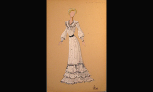 Les maquettes de décors et de costumes de théâtre