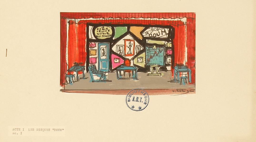 les décors et costumes de Temps des Guitares (le) de Raymond VINCY - 1963